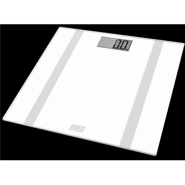 Optima Home Scales FM-330 Form Bathroom Body Weight Scale; White, Moon Knight, Mfr#: FM-330